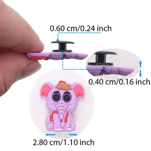 سحر الأحذية الجميلة PVC للأطفال ، الأميرة ، القصص الخيالية ، زينة الصندل ، قباقيب DIY ، هدايا أعياد الميلاد ، 1-8 قطع أعلى 8 مبيعات لأحذية علاء الدين - رقم 4