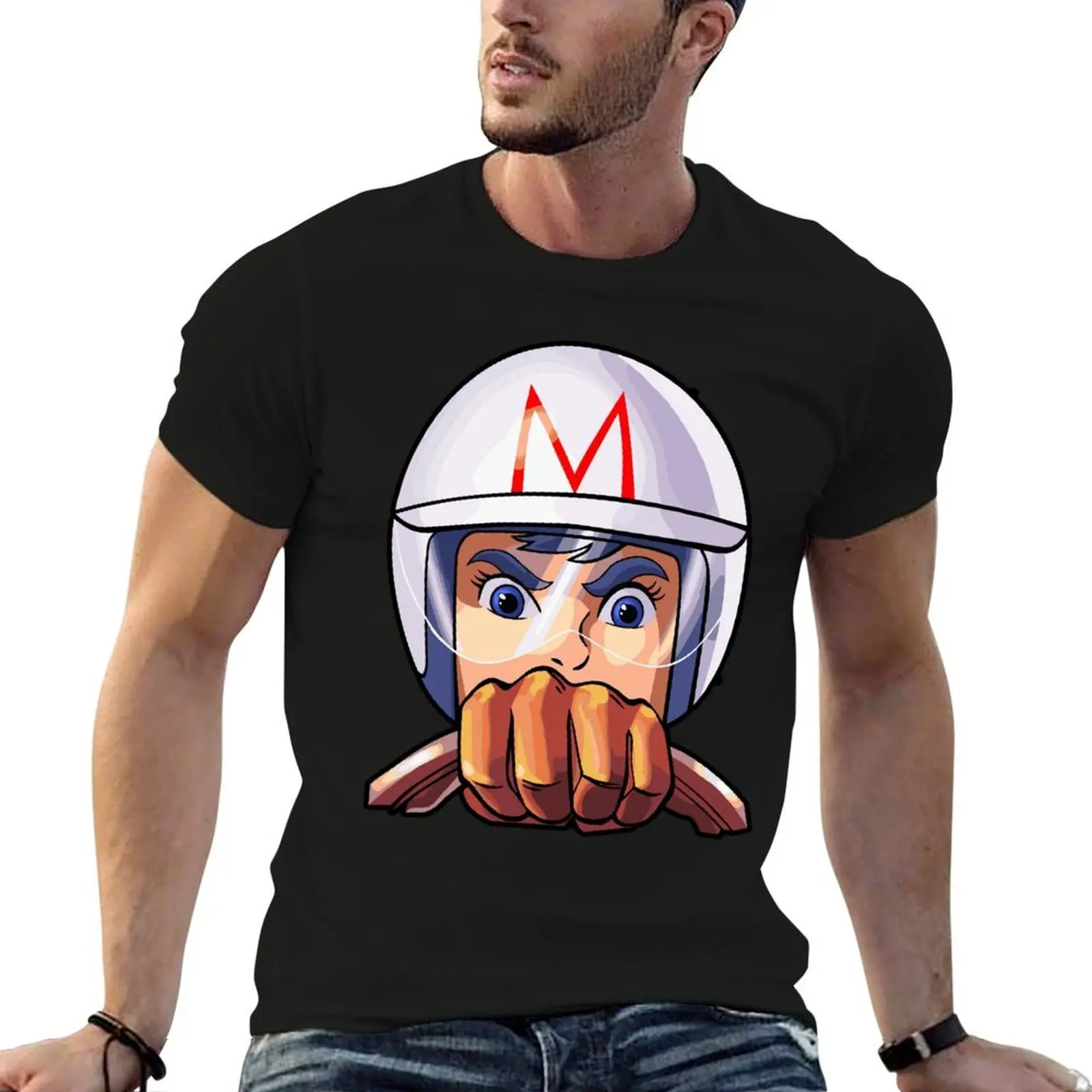 

Mach 5 Classic . T-Shirt man t shirts cotton funny t shirts man t shirts for man pack white T-shirt