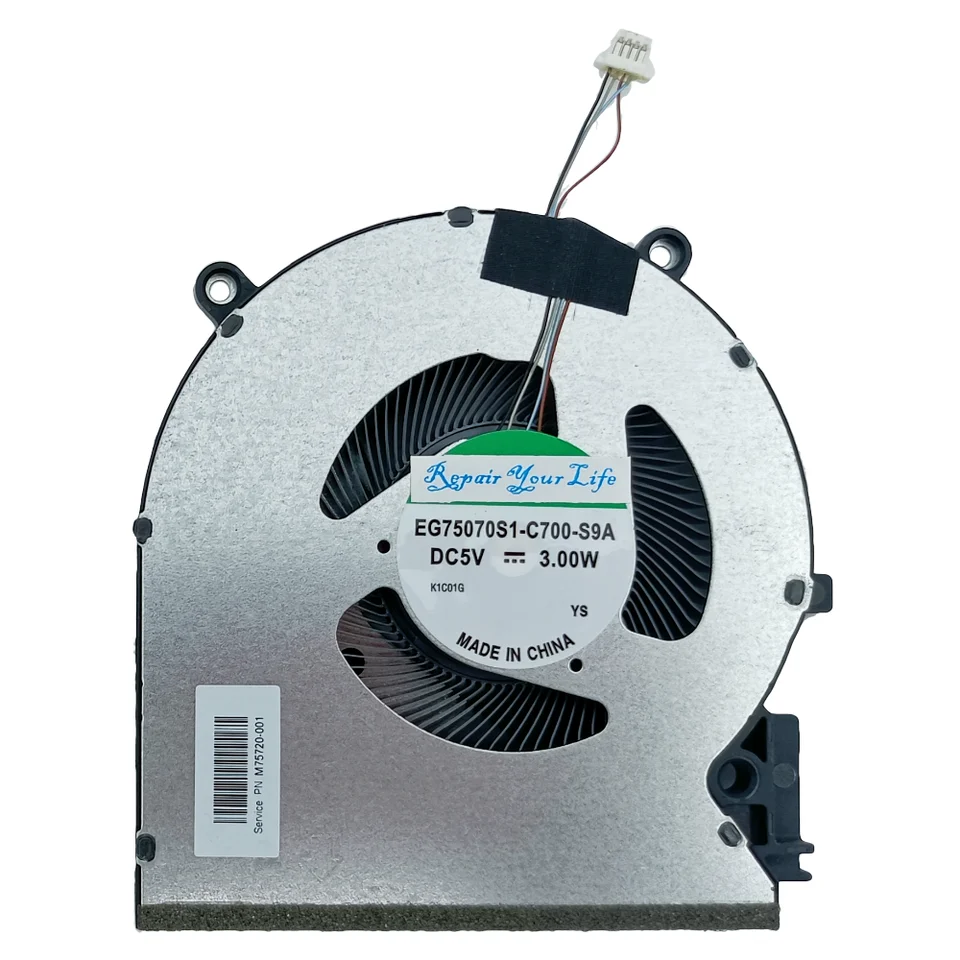 60W CPU GPU Fan for HP Victus 16-E 16-D 16-e1044ax e1049ax e1037ax