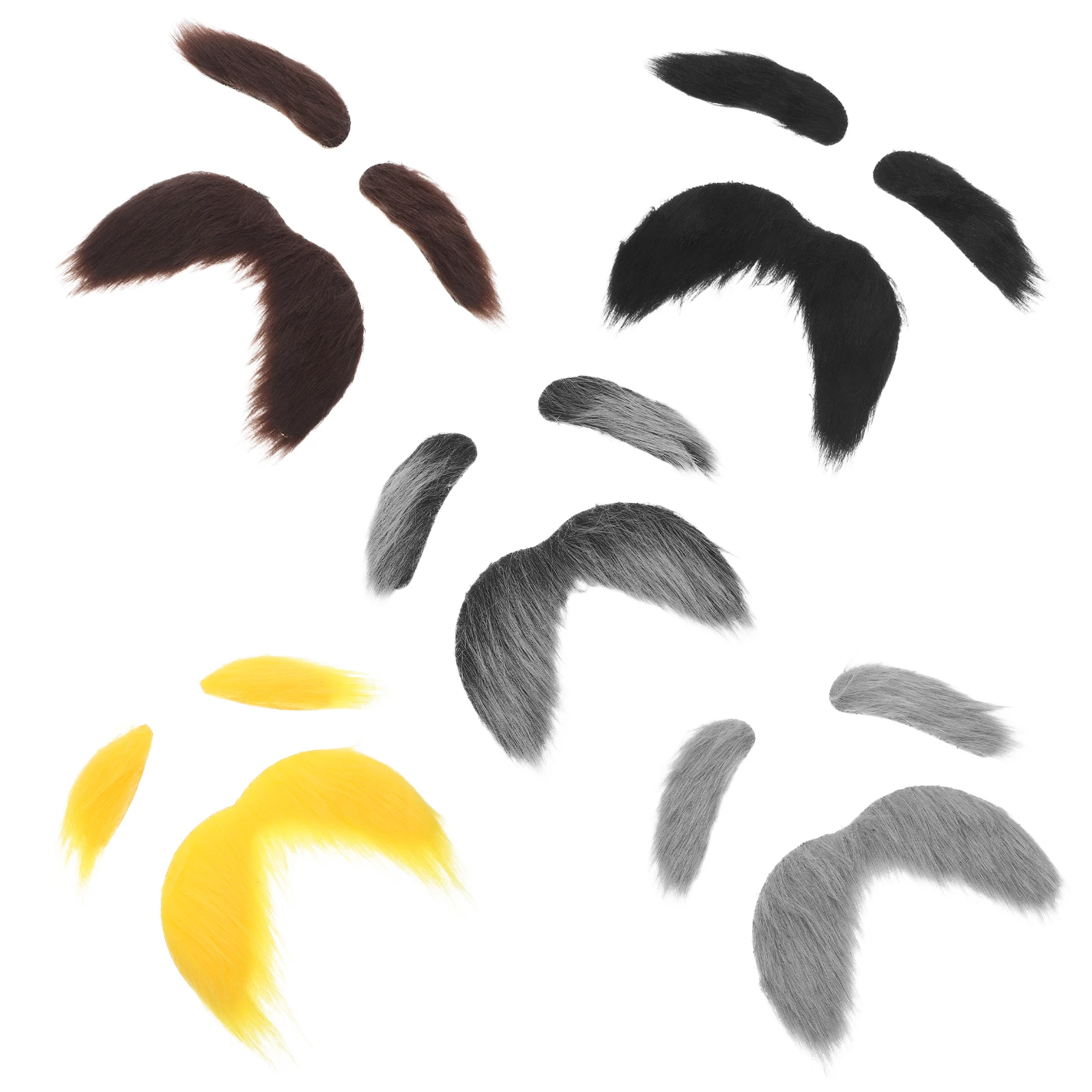 

Fake Beard Eyebrow Set Old Man Grandpa Costume Dress Up Props For Halloween Christmas Cosplay Stage Facial Hair Accessories