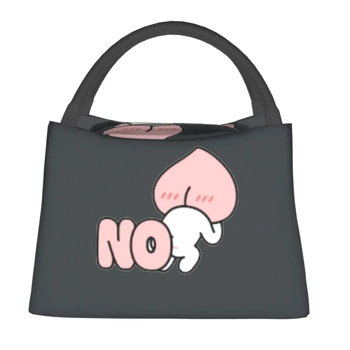 Silly Baby Apeach Lunch Bags Insulated Bento Box Waterproof Lunch Tote Picnic Bags Cooler Thermal Bag for Woman Children School