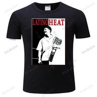 man Vintage print tshirs Eddi Guerrero Latino Heat T-Shirt Newest Fashion For Fashion Unisex round neck Teeshirt Euro Size