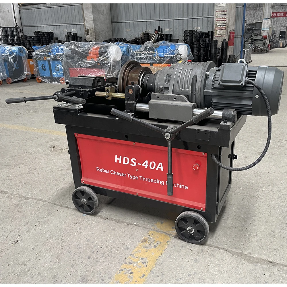 High Precision Electric Pipe Rebar Thread Cutting Machine Threading Machine Steel Bar Threader Chaser Machine