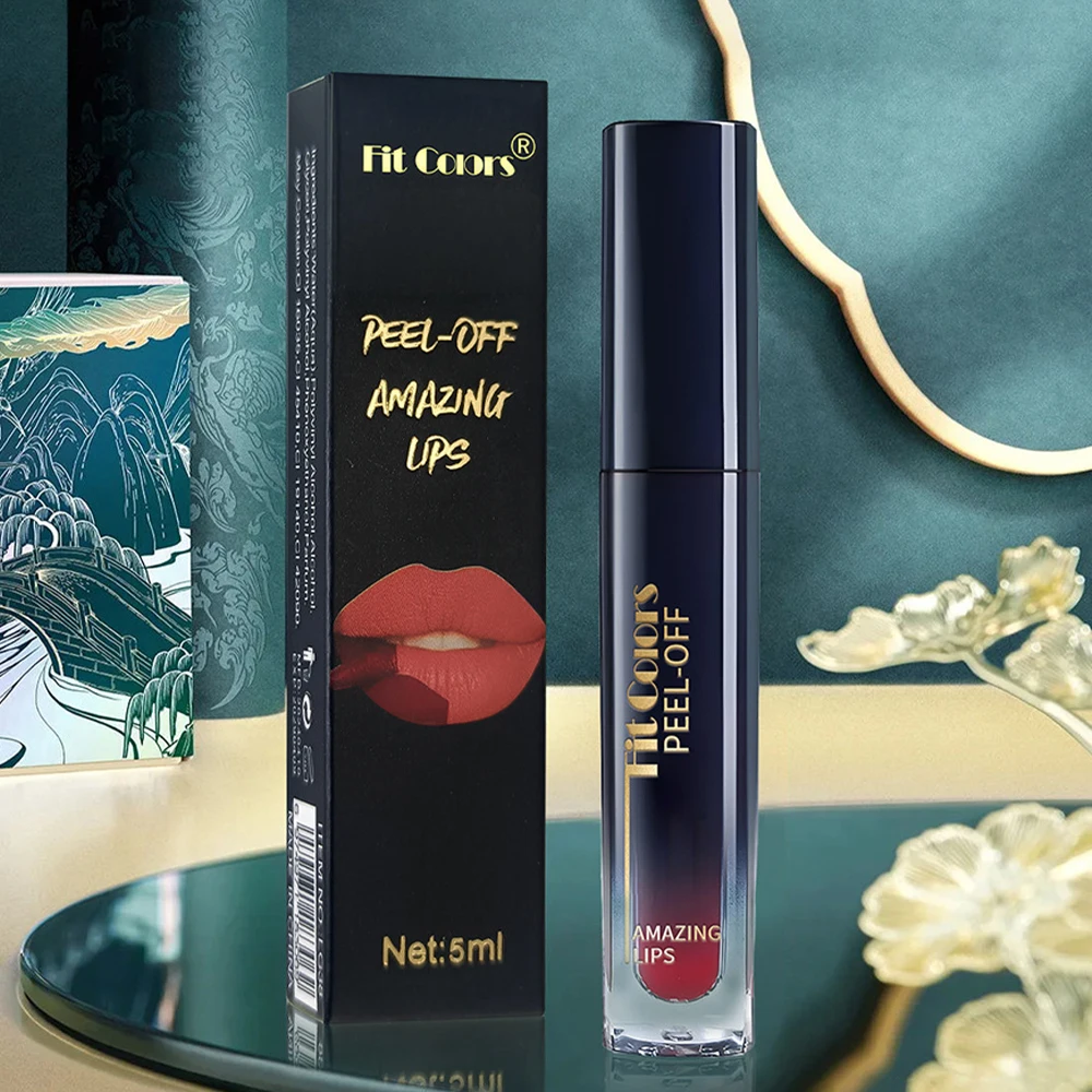 Peel Off Lip Stain Reveal Tint labbra rosa impermeabile a lunga durata Tazza antiaderente a prova di trasferimento Tessitura labbra naturale Cosmetici da donna