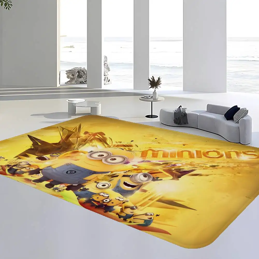 Cartoon Movie M-Minions Bathroom Mat Anti-slip Absorb Water Long Strip Cushion Bedroon Mat Welcome Doormat