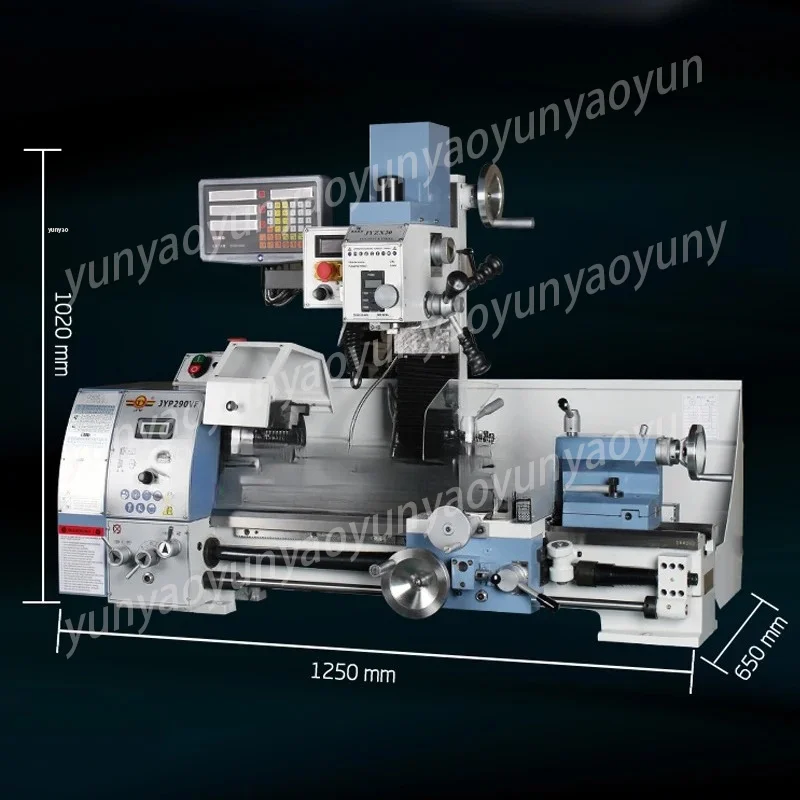 JYP290VF Household Multi‑function Lathe Drilling Milling Machine for Metal Machining DIY Use