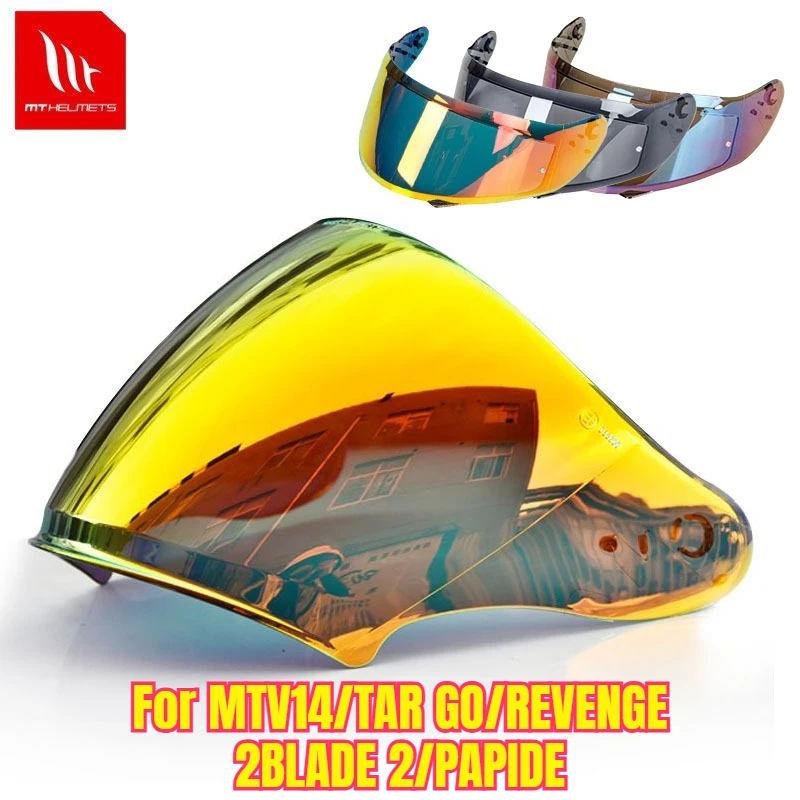 

FOR MT-V-14 Helmet Shield for MT Motorcycle Helmet Only for Model RAPID,RAPID PRO,BLADE 2 SV,REVENGE 2,TARGO Helmet Shield