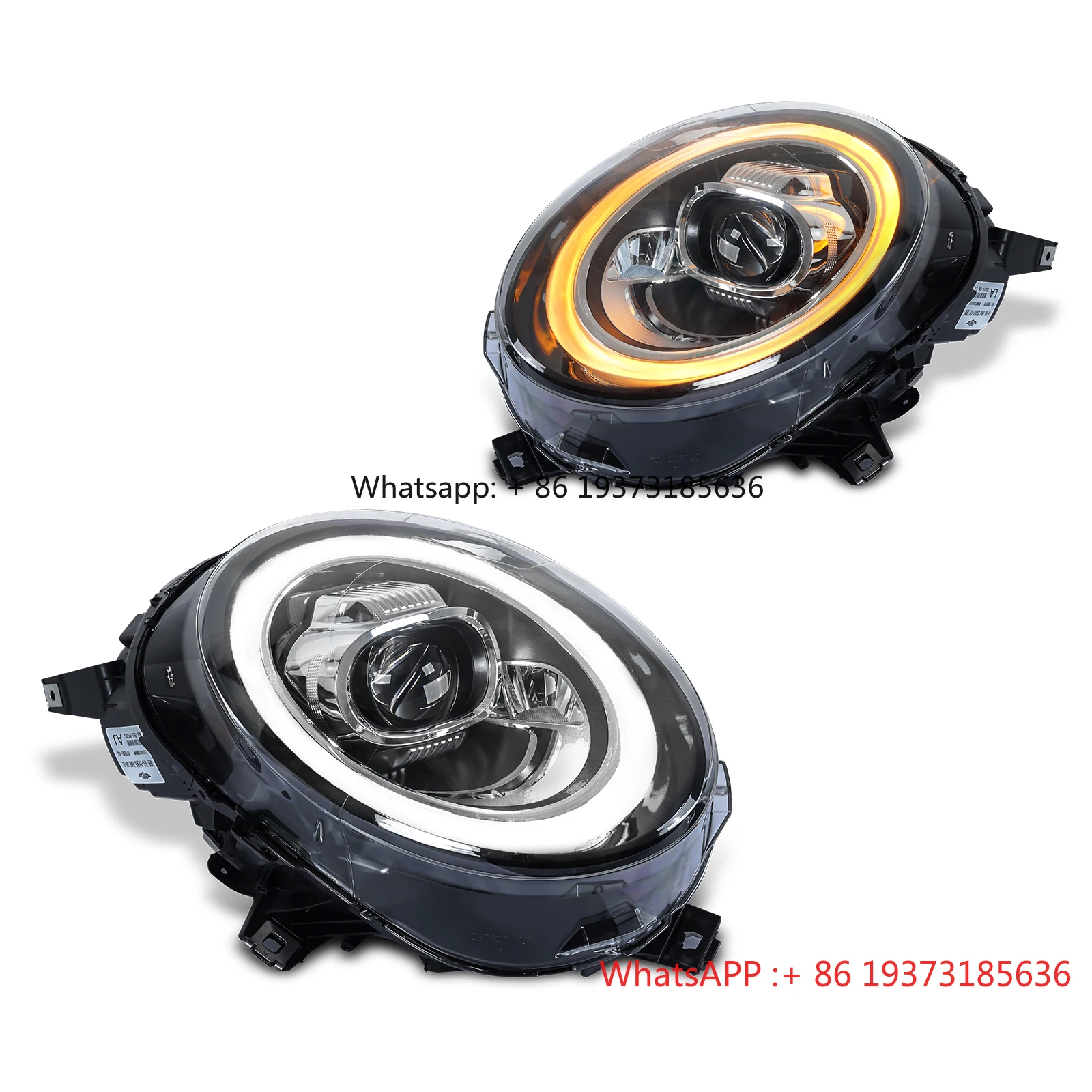 

E-mark Approved LED Front Lamp RGB Startup Head Light for Mini Clubman F54 Mini Cooper Headlights F55 F57 F58 F56 Lights