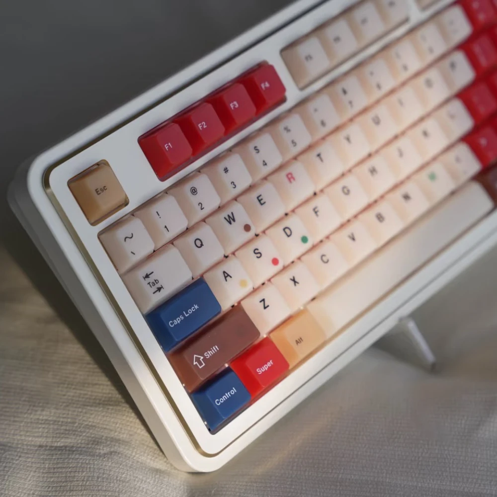 Mixed Lights Theme Keycap Set 187key PC Custom Jade Translucent Keyboard Cap Cherry Profile KeyCap für mechanische Tastaturkappe