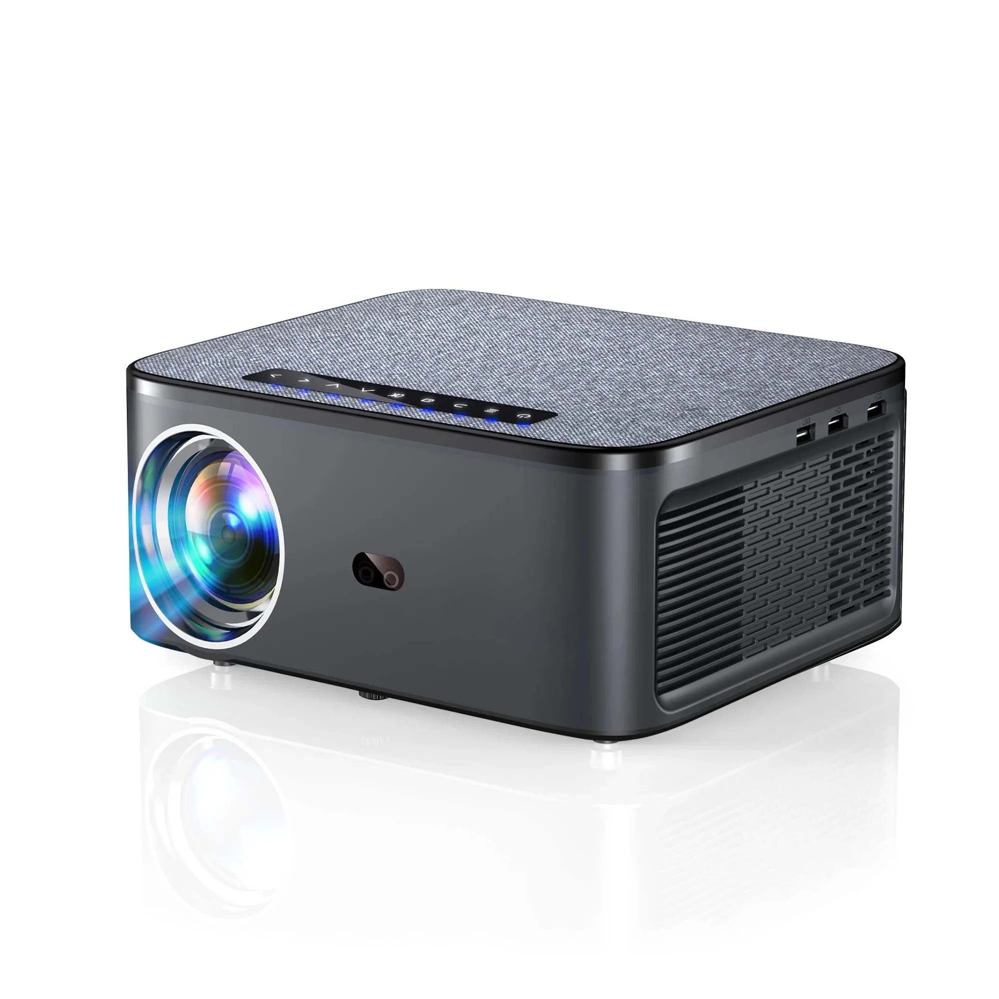 XIWBSY 2025 New T08 Projector 35000Lumens Moive Daylight Projector Android 12.0 Smart Proyector 8K Decode AutoFocus Projector
