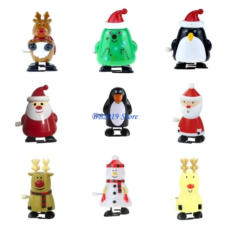 Q0KB 3 ’grappig windup speelgoed met lente aangedreven kerstmis voor voor baby baby gunst gif