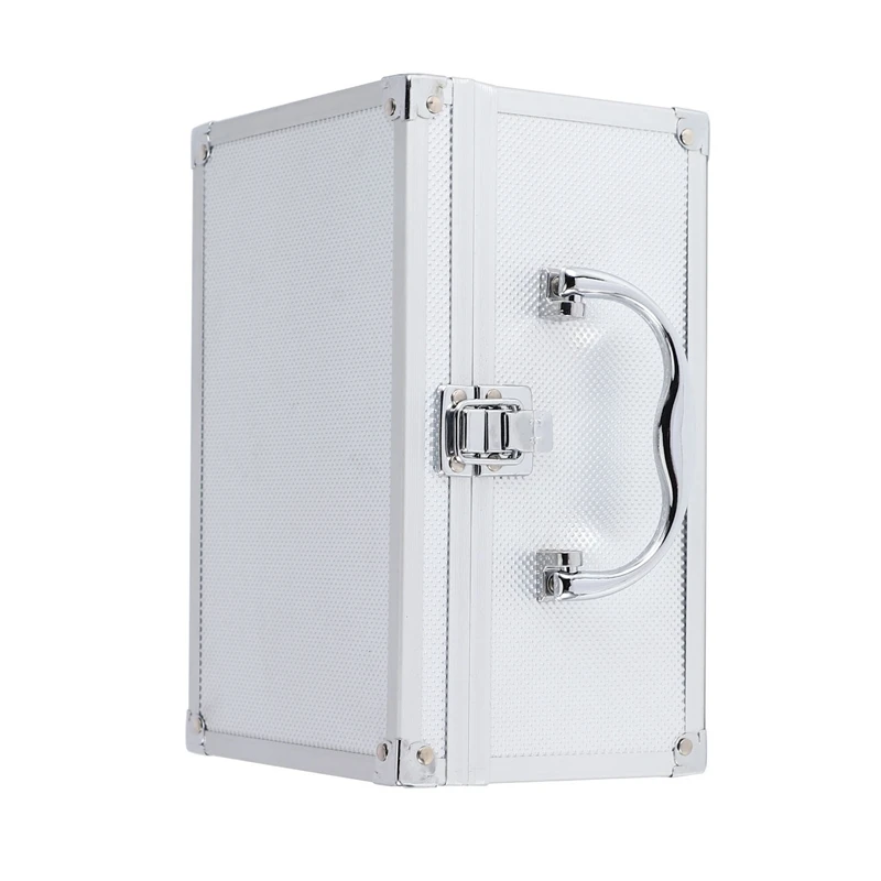 ABJI-Aluminum Alloy Tool Box Portable Safety Equipment Instrument Case Display Case Suitcase Hardware Tool Case 230X150x125mm
