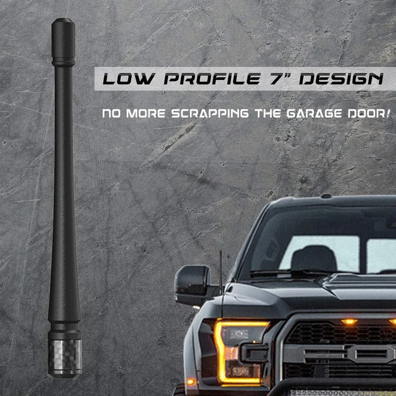 25 cm Multi-Modell Universal AM FM Radio Antenne für Dodge Ram 1500 Jeep Wrangler JK/JL Ford F150 Chevy Silverado Toyota Tundra – Detail 4