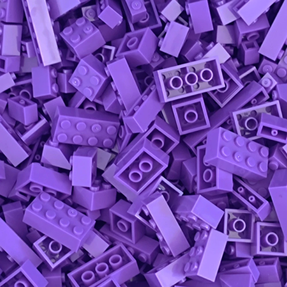120/240PCS Bouwstenen Lot Pack Stad Klassieke Bakstenen Gesorteerd door Kleur Bakstenen Blokplaat Creatief Speelgoed Compatibel met Legoeds