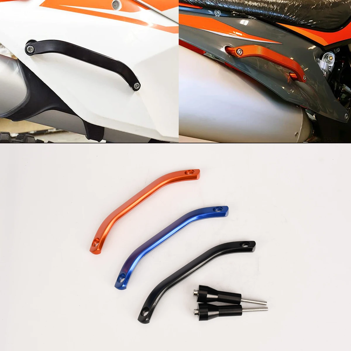 

Dirt Bike Motorcycle CNC Rear Armrest Rear Handlebar For KTM 125-450 SX/SXF/XC/XCF 2016-2018 125-500 XCW/EXC/EXCF 2017-2019