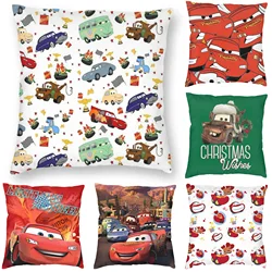 Life Is A Highway Lightning McQueen Pillowcase Printed Cushion Cover Decoration Cars Pillow Case Cover Seat Wholesale 18''