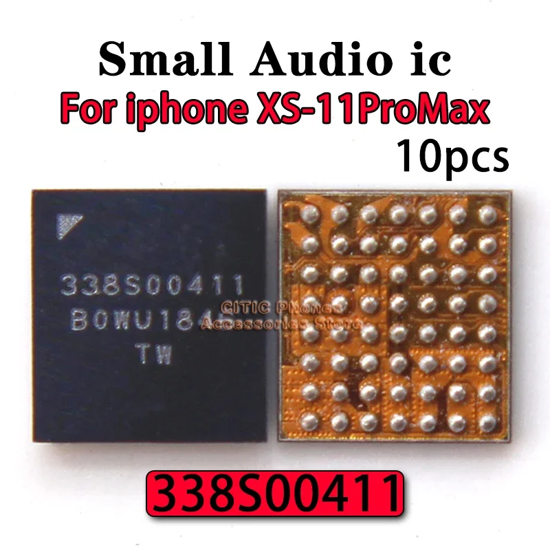 10 buah asli IC IC IC Big Audio IC UNTUK Iphone 11 12 13 Mini 14 Plus 15 Pro Max cincin nada chip