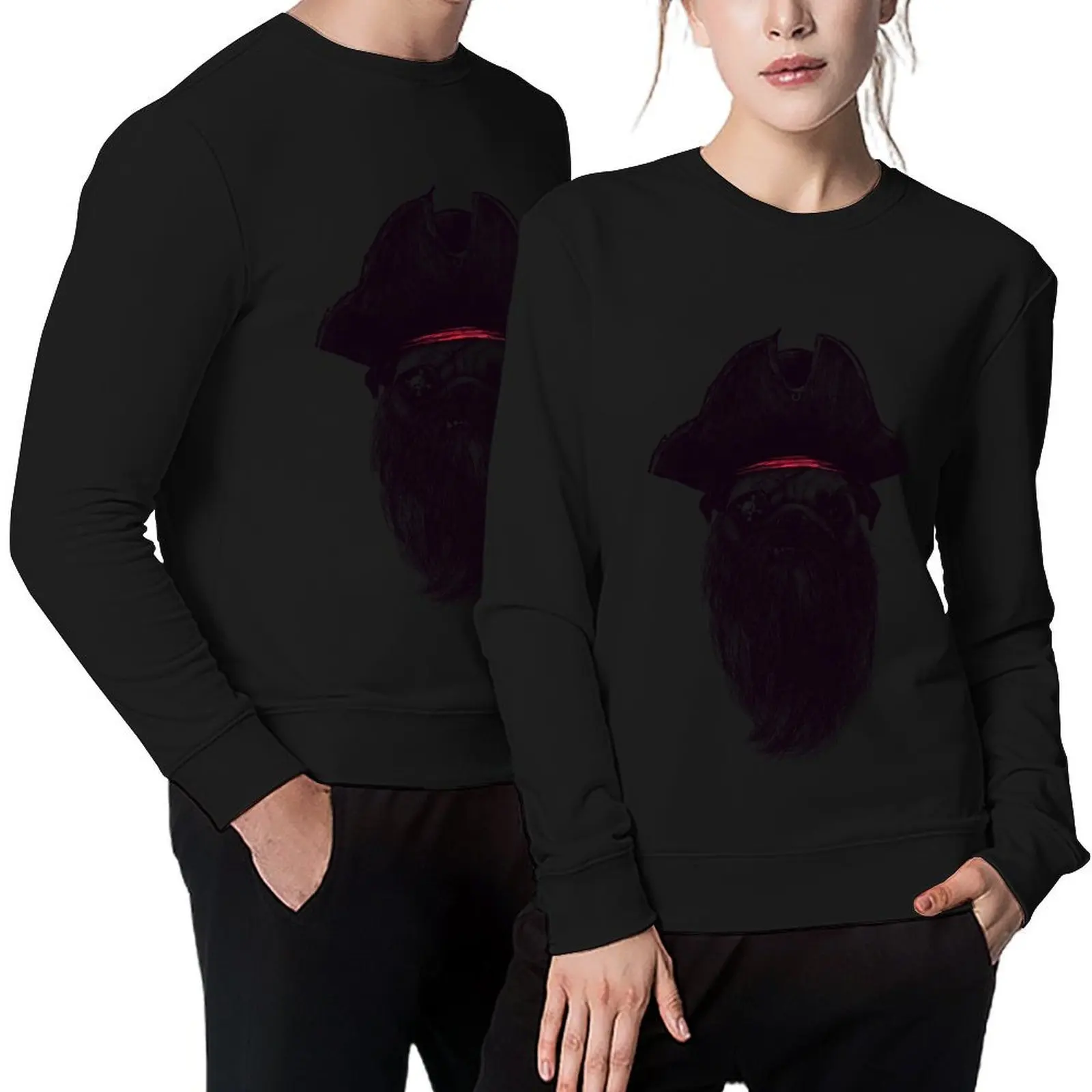 

Capt. Blackbone the pugrate Pullover mens clothes tracksuit men men's winter sweater men's clothes men's sweatshirts