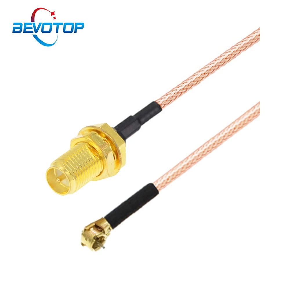 1PCS BEVOTOP RP-SMA Female to Mini MS156 DIY  RG178 Cable RF Coaxial Pigtail Extension Jumper for LTE Modem Yota LU150 New