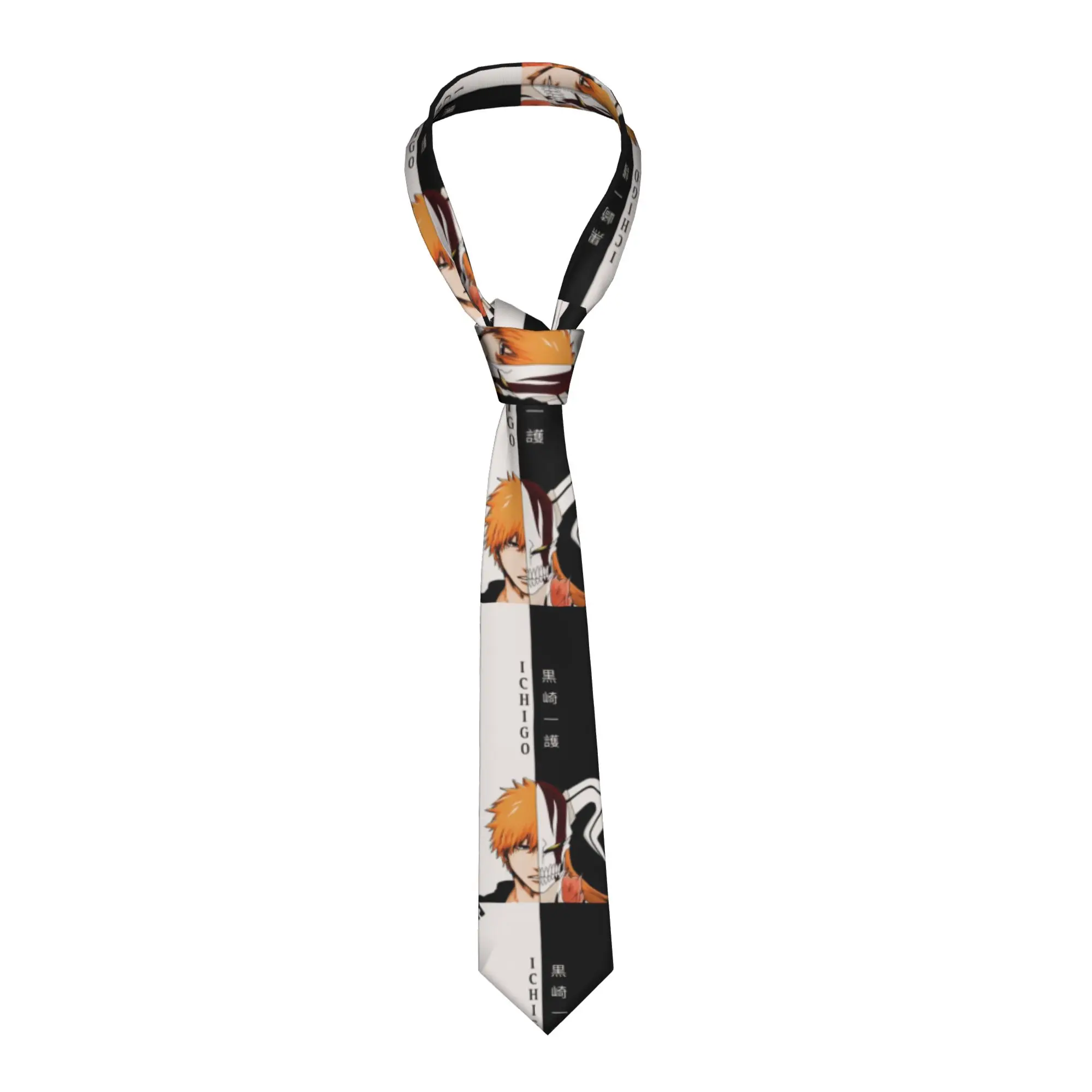 

Мужской шелковый галстук с аниме-принтом Custom Bleach на День отца