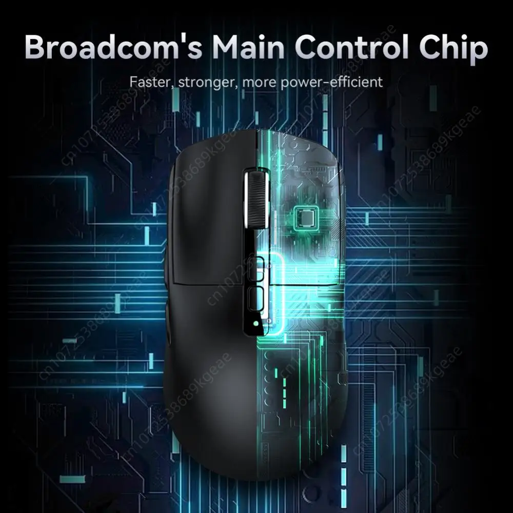 Attack Shark X6 ماوس ألعاب لاسلكي ، جهاز استقبال 2.4G ، ماوس بصري ، 26000 ديسيبل متوحد الخواص ، PAW3395 ، متوافق مع بلوتوث ، كمبيوتر محمول ماك بوك