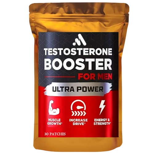 Parches transdermicos de refuerzo de testosterona, potenciador anabólico de esteróides, con parches de vitamina B6, 30 parches