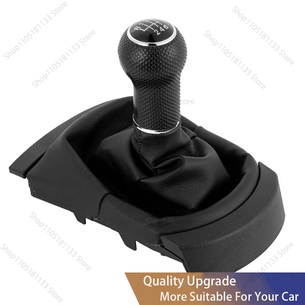For SEAT Ibiza 2002 2003 2004 2005 2006 2007 2008 Car Styling Gear Shift Knob Lever Stick Gaiter Boot Cover Collar Dust Cover