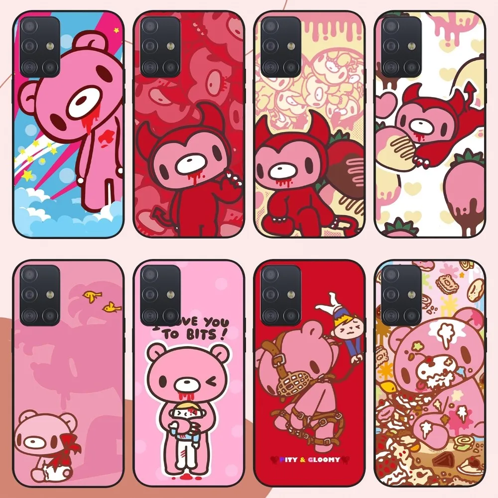 

Fashion G-Gloomy Bear Phone Case For Samsung Galaxy 20 10 S24 S22 S23 S30 Note Plus Lite FE ULTRA Cover
