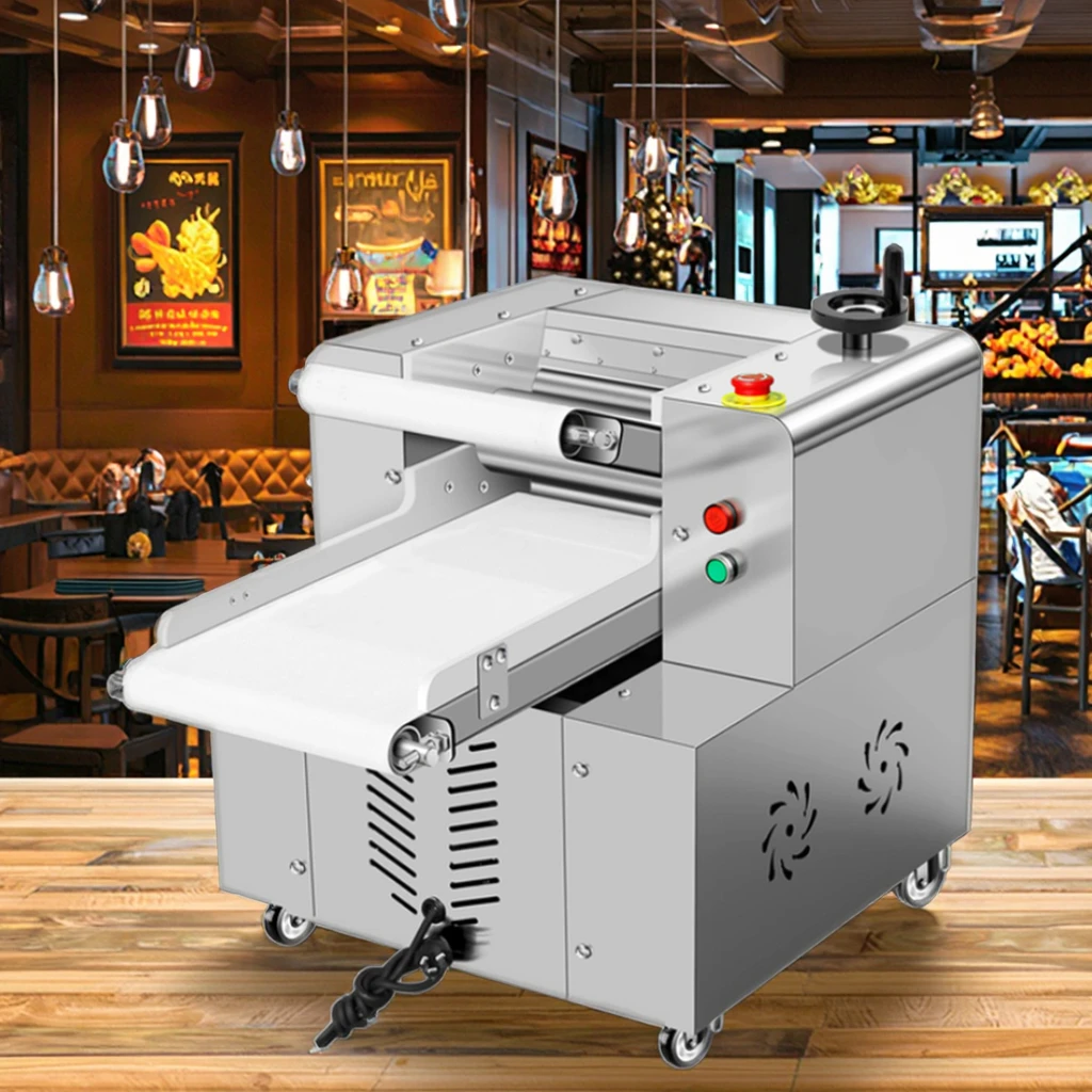 S Attrezzatura da cucina commerciale Pressa per impasto Pressa per impasto da tavolo Macchina automatica per rotolare il pane Pasticceria Impastatrice Horu
