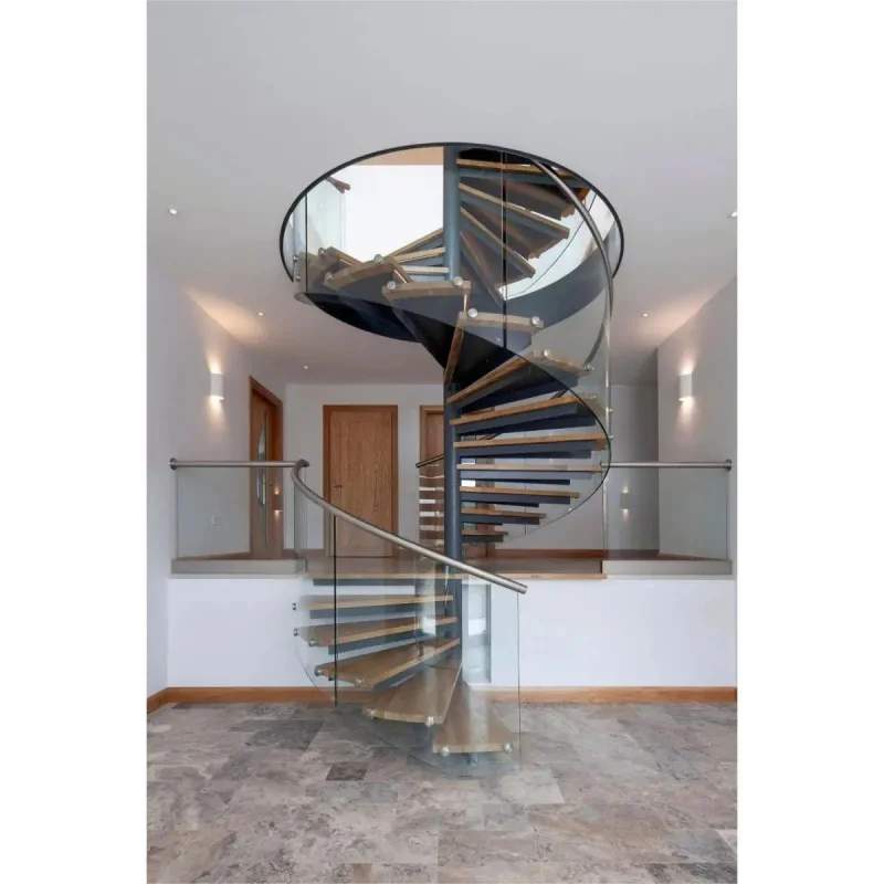 custom.Customized Staircase Parts Connect Pillar Simple Design Staircase Quarter Turn Indoor Low Cost Stairs