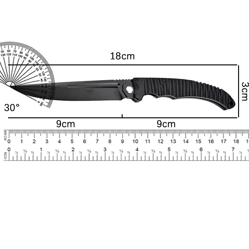 Russian HOKC Abatap Folding Knife D2 Blade Black G10 Handle Outdoor Camping Pocket Survival EDC Tool Everyday To Carry