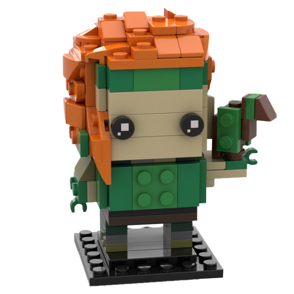 VALORANTED Australia SkyeS Brickheadz Building Blocks Moc Game Shooting Figure DIY Model Bricks Sets Children Toys Adult Gift