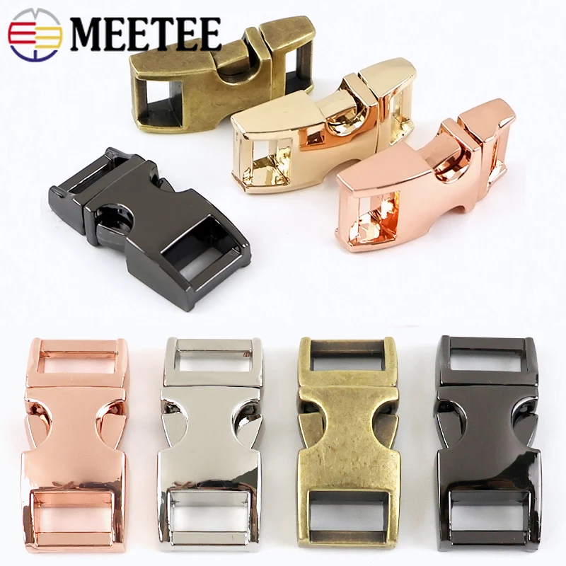 

2-20Pcs 10mm Metal Men Belt Buckles Quick Release Clasp Backpack Strap Garment Adjust Belts Buckle DIY Leather Craft Accessories