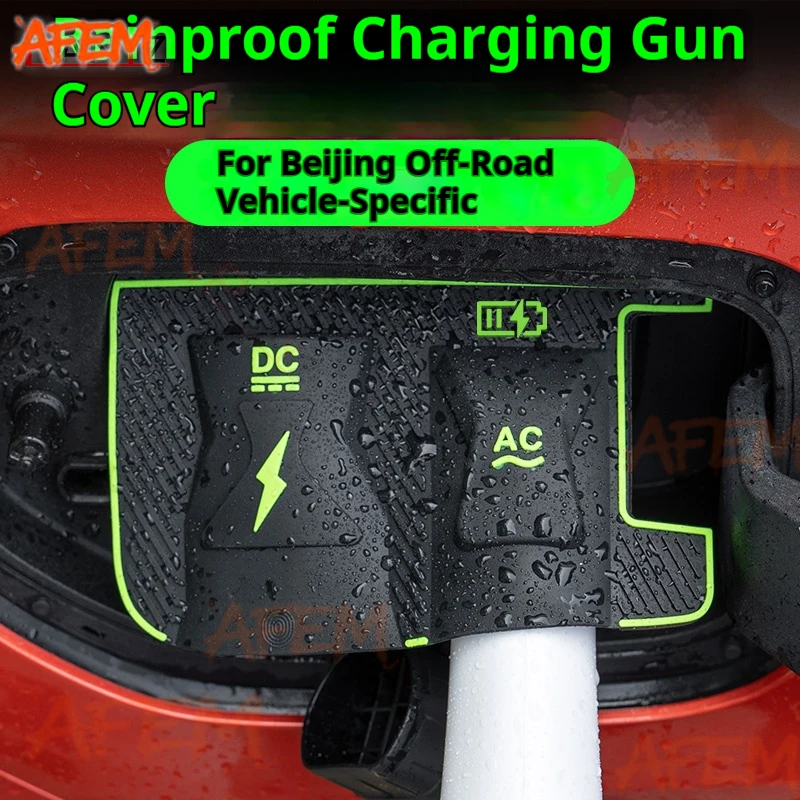Pour pékin tout-terrain BJ40 portée étendue dédié nouvelle énergie Port de chargement de voiture couverture de protection étanche pistolet couverture de pluie