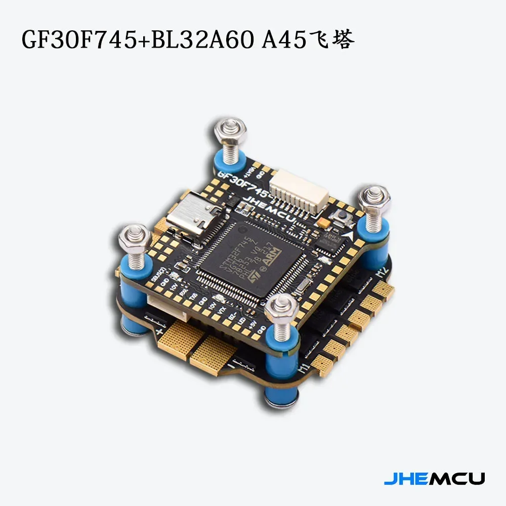 

Контроллер полета JHEMCU F745, для фристайла, 4 в 1, AM32, 60A, ESC 3-6S, 30x30 мм