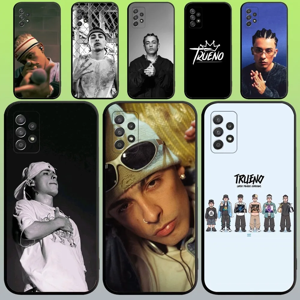 Trueno Rapper Phone Case For Samsung Galaxy A20,A21s,A22,A31,A32,A52,A53,A72,73,A80,A91 Soft Black Cover