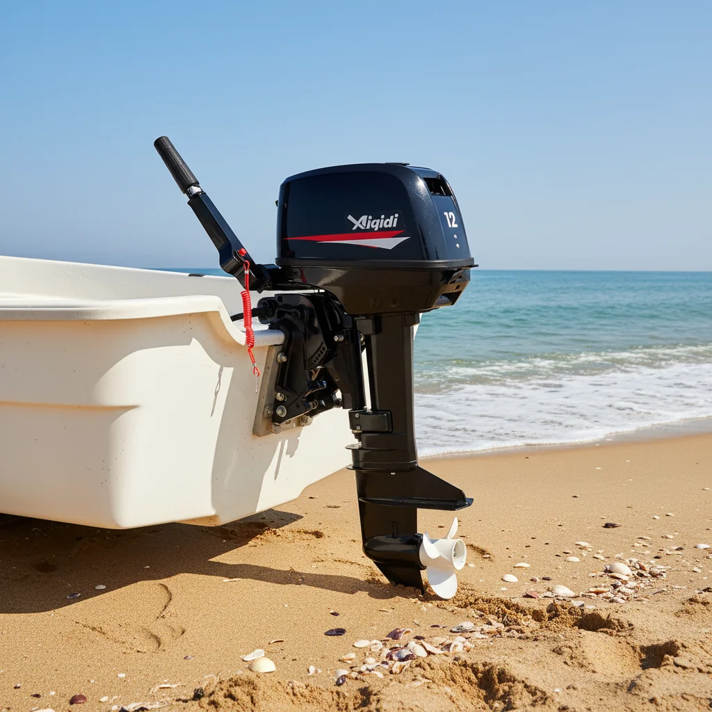 Engine 2 Stroke 8.8kw 1100rpm Outboard Marine Engine T12 12HP