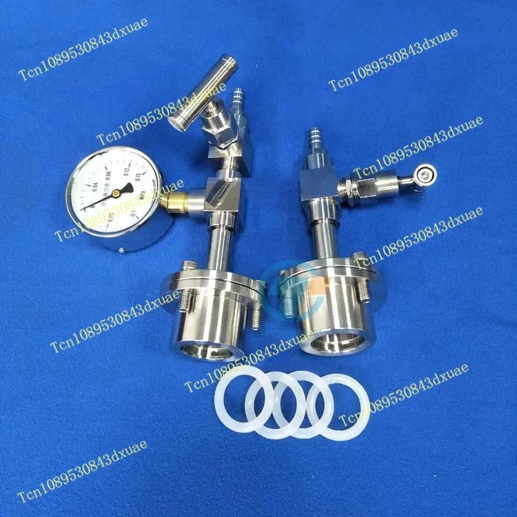 2025 Quartz Tube Vacuum Sealing Flange Assembly for 1