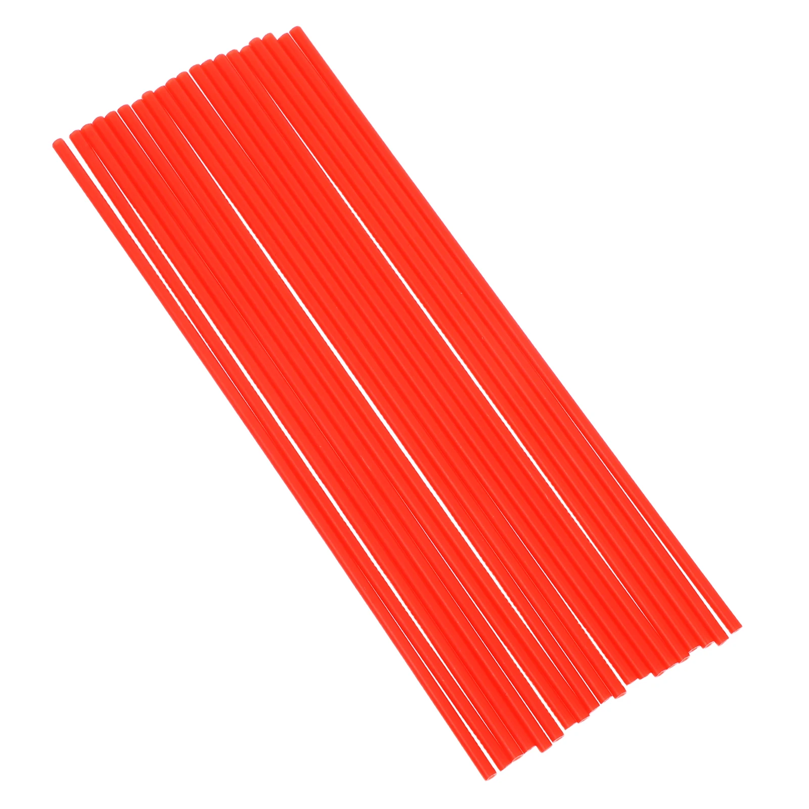 

20pcs Red Spray Nozzle Straws Tubes Extended Reach Multifunctional Household Cleaning Car Maintenance Can