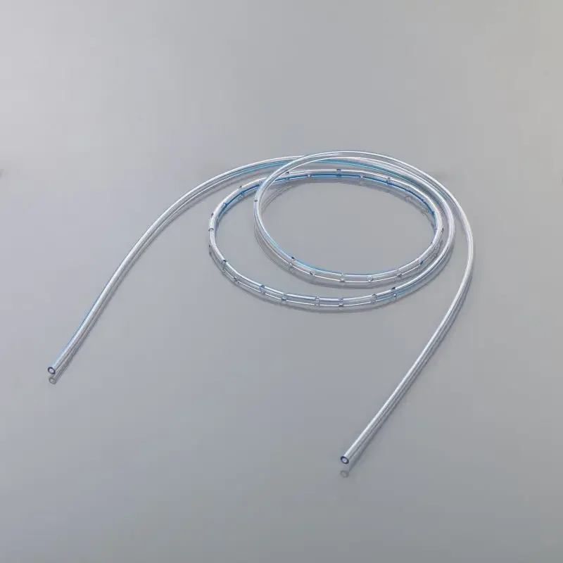 Low Price Thoracic Drainage Catheter Silicone Round Perforated Drainage Tube