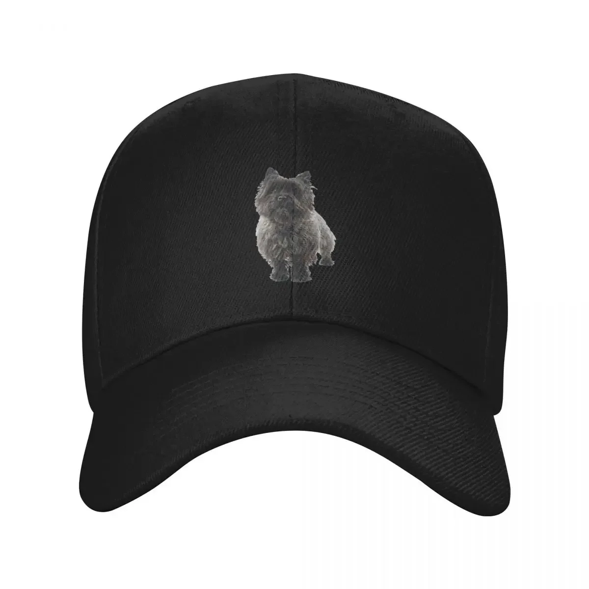 Black Cairn Terrier Dog Baseball Cap Beach Outing black Luxury Man Hat hard hat Mens Women's