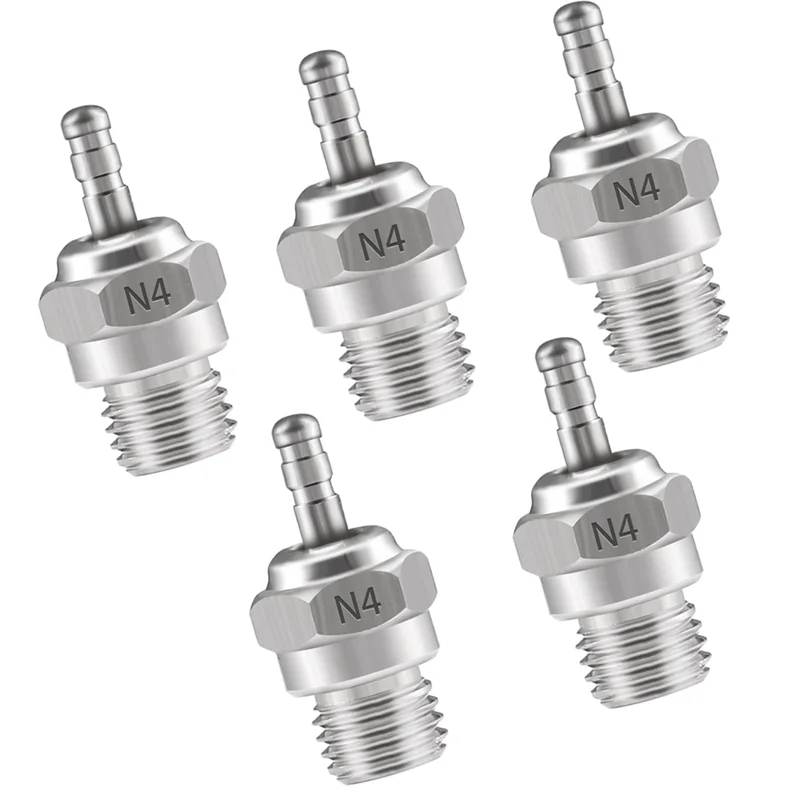 5 قطعة توهج ساخن التوصيل N4 شرارة نيترو أجزاء المحرك OS ل HSP HPI Redcat 1/8 1/10 RC سيارة شاحنة #6