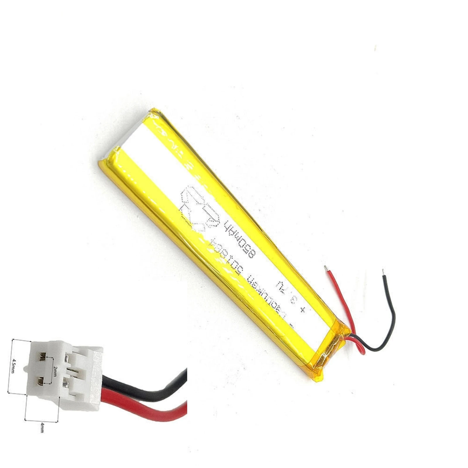 

3.7V 850mAh 501884 Li-Polymer Li Battery JST-PH 2pin 2.0 For LAPTOP ELECTRIC TOYS CAMERA POWER BANK TABLET MOBILE POWER MP3