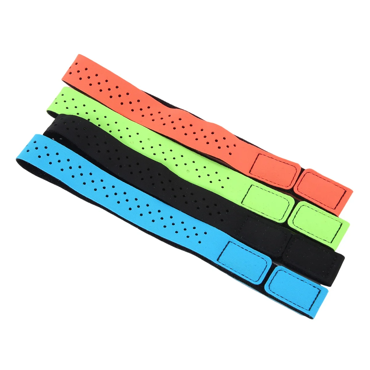 A72Z 4 Pcs Replacement Heart Rate Monitor Armband Strap Adjustable Replacement Armband Band Universal Sport Wrist Strap L
