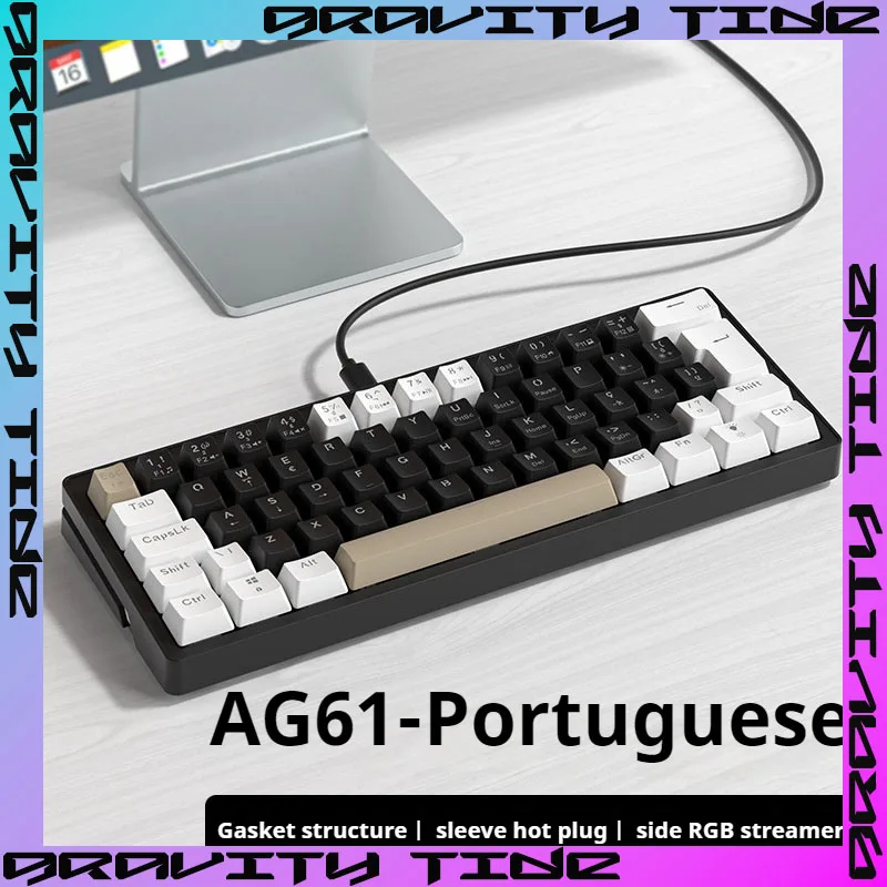 

Russian Portuguese Mechanical Keyboard Thai Keyboard Customizable Wired Computer Gaming E-Sports Keyboard Simple Gaming Keyboard