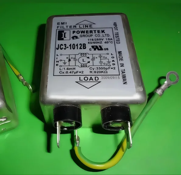 

1PCS/LOT PowerTek EMI FILTER JC3-1012B 115/250V 10A 50/60Hz