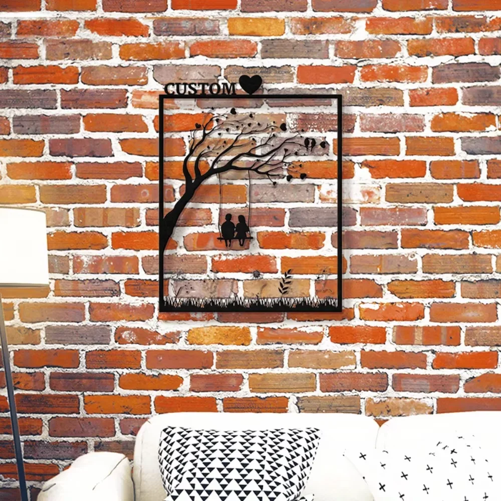 

Custom Metal Wall Hanging Sign with Personalized Family Heart Ideal for Reunions & Holiday Gifts Impressive Wall Sculpture