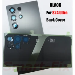 OEM Glass New Back Cover Case for SAM-S24 Ultra/S24Ultra/S24U 5G Rear Back Glass Battery Housing with Camera Lens&Adhesive