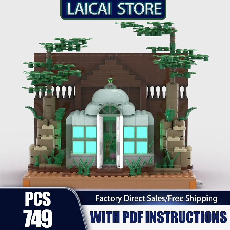 

Popular Movie Scene Moc Building Bricks Forest Vivarium Model Technology Modular Blocks Gifts Christmas Toys DlY Sets Assembly