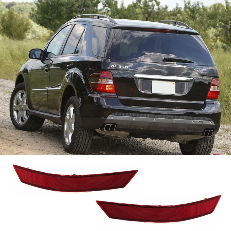 Rear Bumper Reflector Light Trim 1648200374 1648200674 For Mercedes-Benz W164 ML350 ML550 ML63 AMG 2008-2010 ML320 ML450